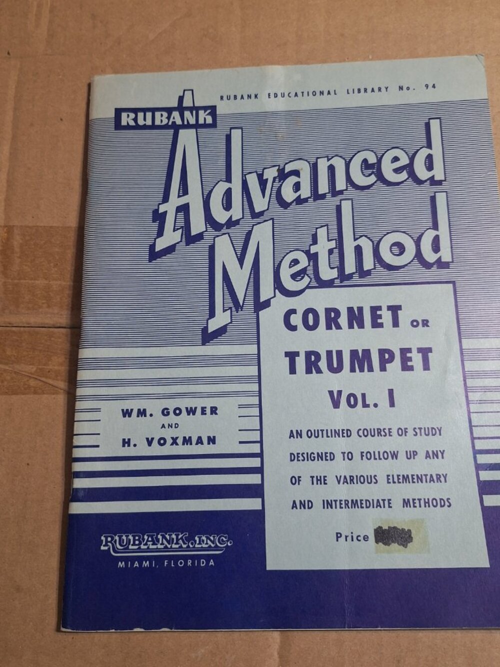 Advanced Method Cornet or Trumpet volume 1